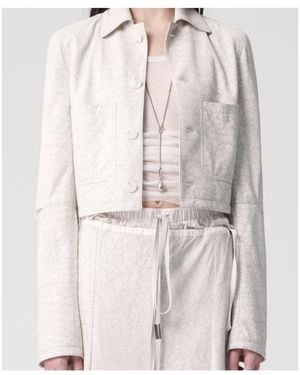 Ann Demeulemeester Phae Cropped Cropped Jacket - Multicolor