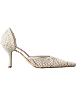 Magda Butrym Magda Crochet Pump - White