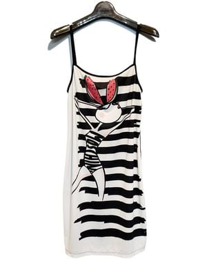 Moschino Strapless Slip Dress - White