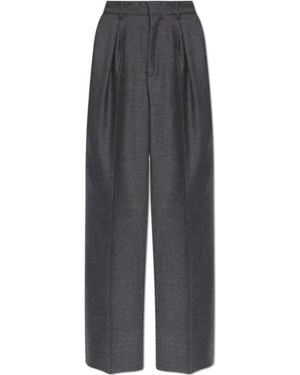 MM6 by Maison Margiela Pleated Trousers - Grey