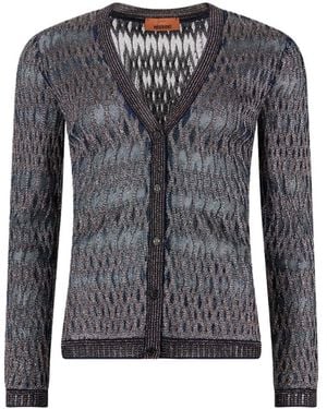 Missoni Long-Sleeved Cardigan - Black