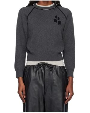Isabel Marant Loriby Long-Sleeved Jumper - Grey