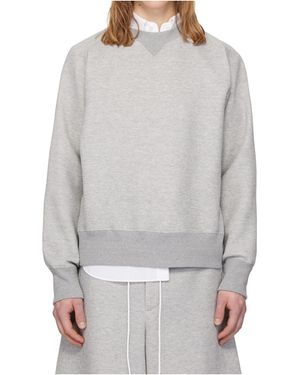 Sacai Sponge Pullover - Grey