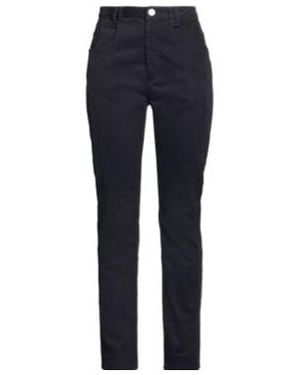 Isabel Marant High-Waisted Tapered Pants - Blue