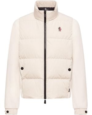 Moncler Polartec Padded Zip-Up Cardigan - Natural