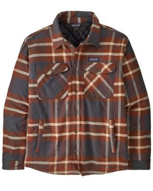 Patagonia Flannel Shirt Cotton Jacket - Brown