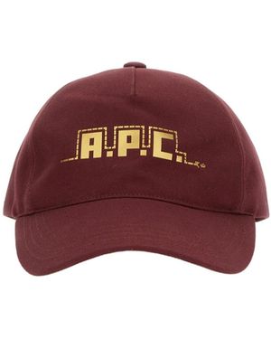 A.P.C. Lunar New Year Charlie Logo Cap - Red