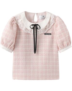 Marissa Chiara Short-Sleeved Polo Shirt - Pink