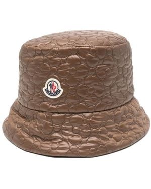 Moncler Reversible Padded Bucket Hat - Brown