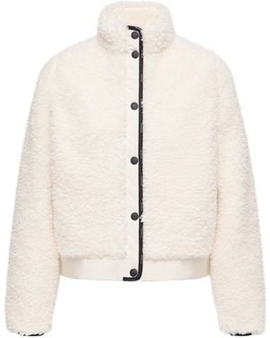 Moncler Diamond-Quilted Padded Cardigan - Natural