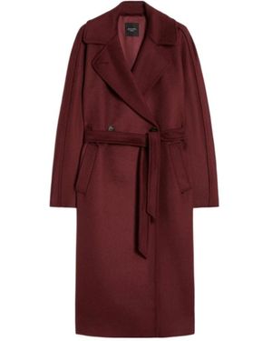 Weekend by Maxmara Long-Sleeved Coat - Red