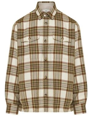 Ami Paris Casual Shirts - Brown