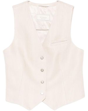 Peserico Buttoned Waistcoat - Natural