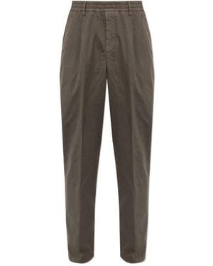 Eleventy Casual Pants With Belt Loops - Gray