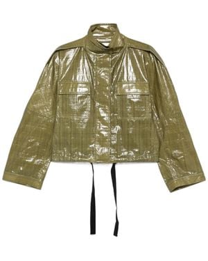 Christian Wijnants Long-Sleeved Casual Jacket - Green