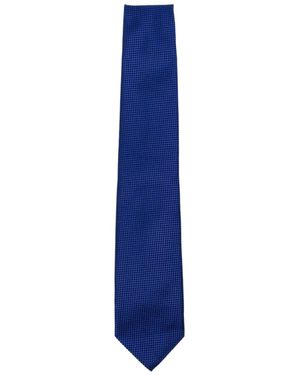 Tom Ford Micro Pattern Tie - Blue