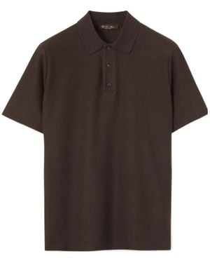 Loro Piana Cerro Polo Shirt - Brown
