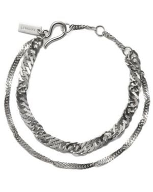 Lemaire Twisted-Chain Bracelet - Metallic