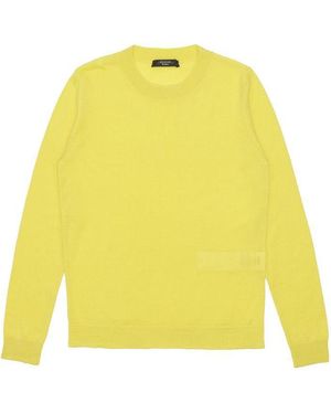 Weekend by Maxmara Round-Neck Long-Sleeved Jumper - Yellow
