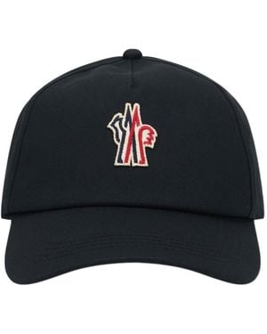 Moncler Logo Hat - Blue