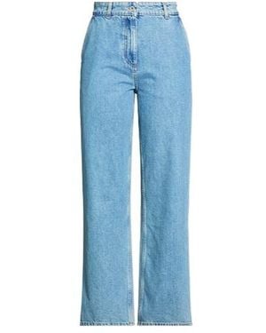 Burberry Straight Leg Jeans - Blue