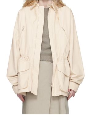 Rier Cotton Field Jacket - Natural