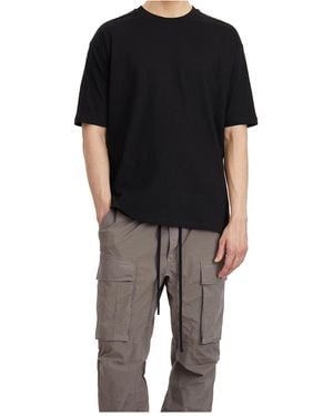 Thom Krom Back Printed Crewneck T-Shirt - Black