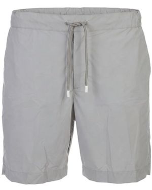 Fedeli Drawstring Swim Trunks - Gray