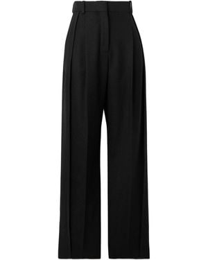 Lanvin Pleated Tapered Trousers - Black