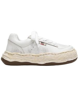 Maison Mihara Yasuhiro Oliver Sculpted-Sole Trainers - White