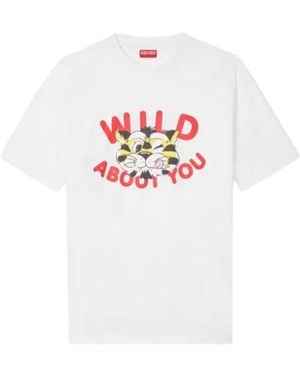 KENZO Short Sleeve Crewneck T-Shirt - White