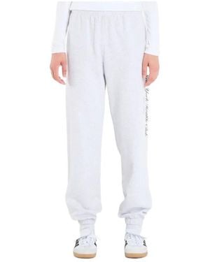 Sporty & Rich Ny Health Club Side-Pocket Track Trousers - White