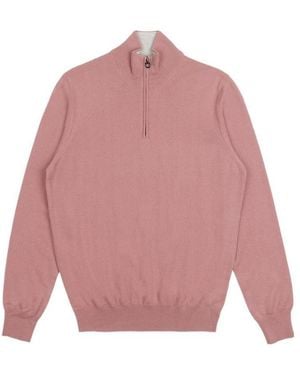 Ferragamo Semi-Zipper Jumper - Pink