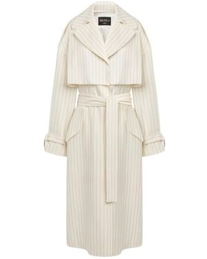 Dondup Long-Sleeved Coat - White