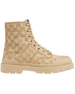 Gucci Web Boot - Natural