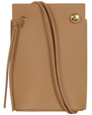 Loewe Logo Shoulder Bag - Brown