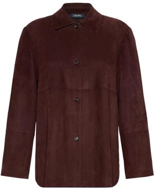 Max Mara Suede Jacket - Purple