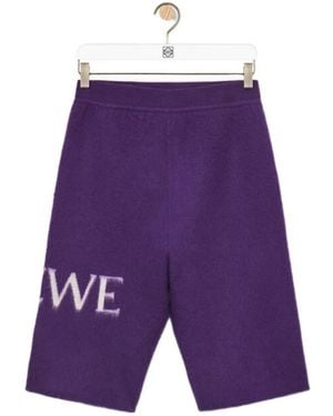 Loewe Cycling Shorts - Purple