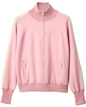 Miu Miu Technical Fabric Jacket - Pink