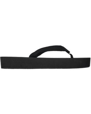 The Row Dune Flatform Sandals - Black