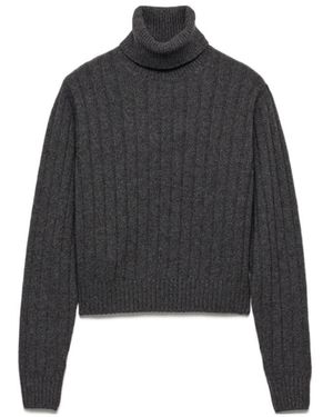 Prada Re-Cashmere Turtleneck Jumper - Black
