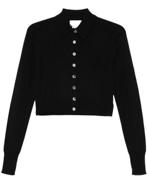 Sportmax Perseo Button-Up Knitted Cardigan - Black