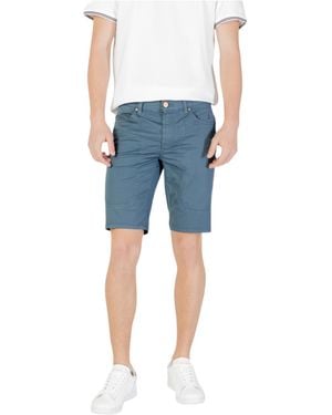 Jeckerson Belt Loop Shorts - Blue