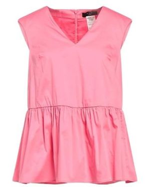Weekend by Maxmara Fitted Short-Sleeved Top - Pink