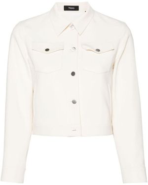 Theory Shrunken Jacket - White
