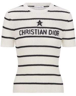 Dior Marinière Short-Sleeved Jumper - White