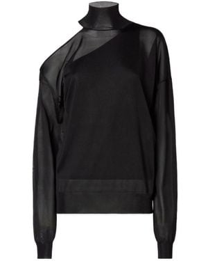 Fendi Turtleneck Jumper - Black