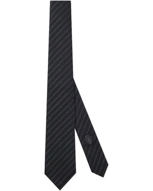 Gucci Interlocking G Chain Silk Tie - Multicolor