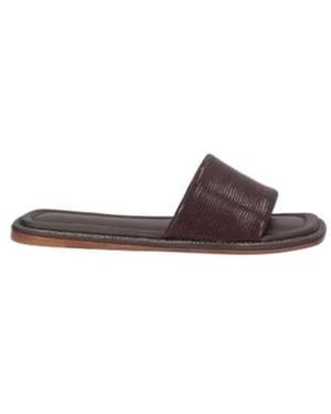 Brunello Cucinelli Slide Sandals - Brown