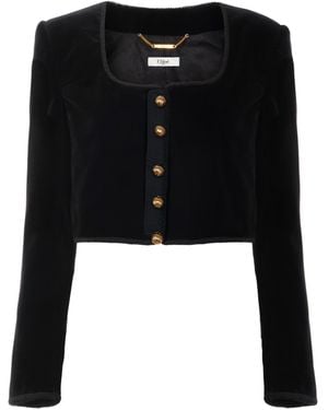 Chloé Short Spencer Jacket - Black